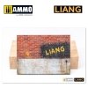 Liang 0008 Paint Crack Effects Airbrush Stencils